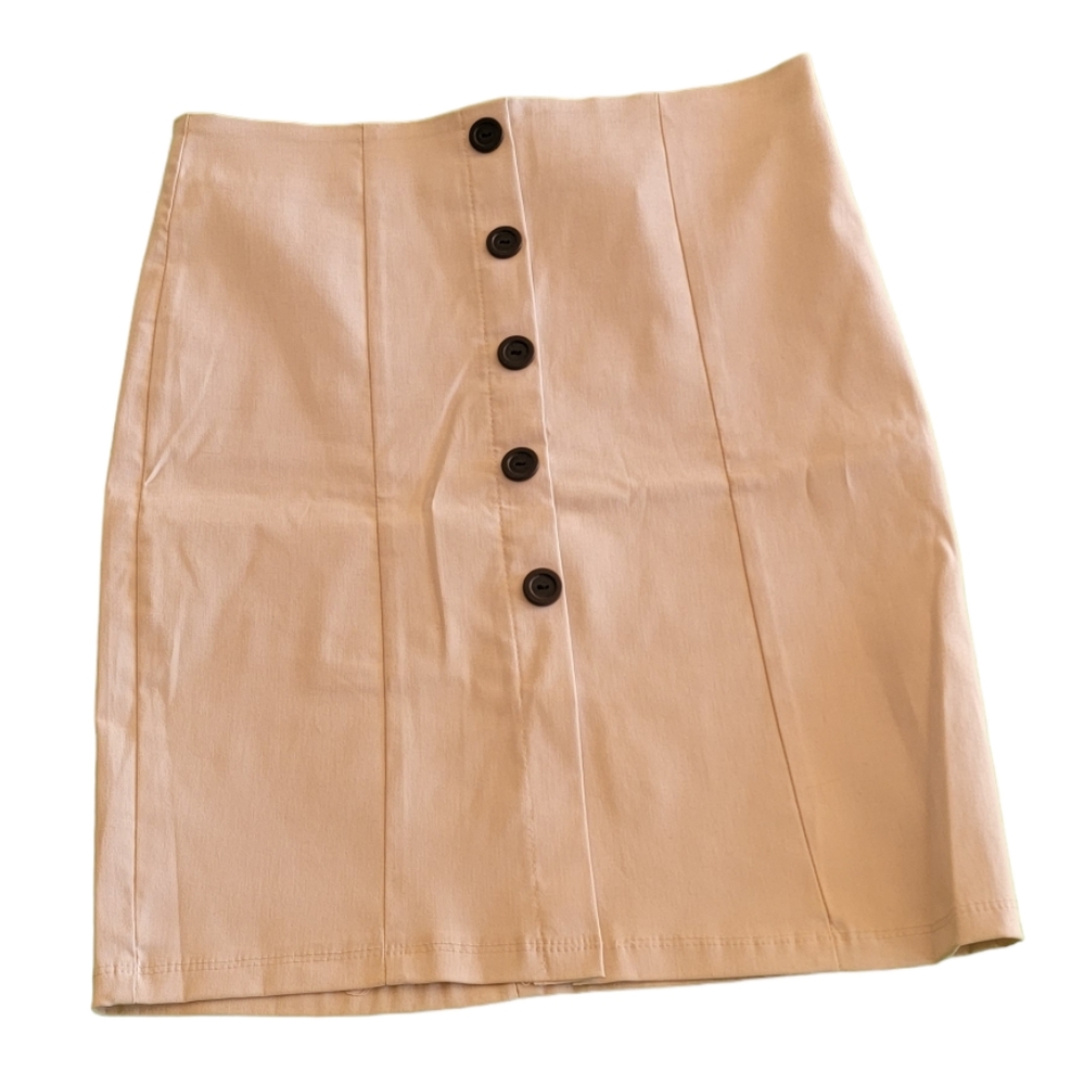 LIPSTICK Khaki Pencil Skirt